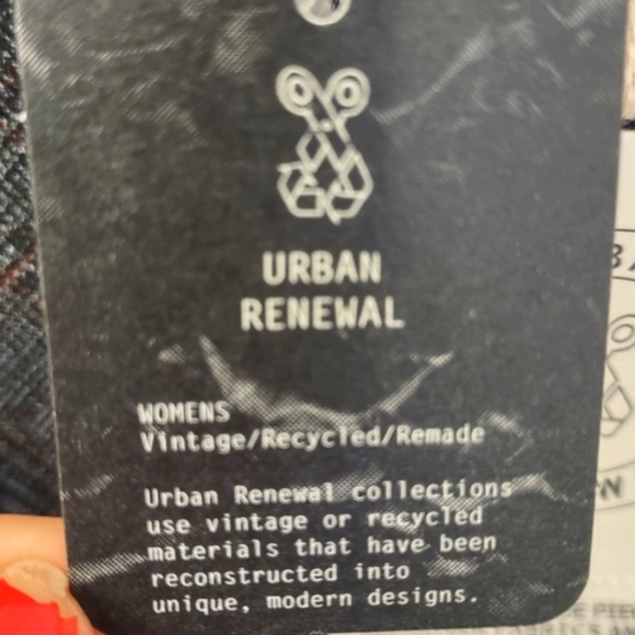 NWT Urban Outfitters Renewal Remnants Plaid Knee Length Column Midi Skirt Size M - Picture 6 of 13